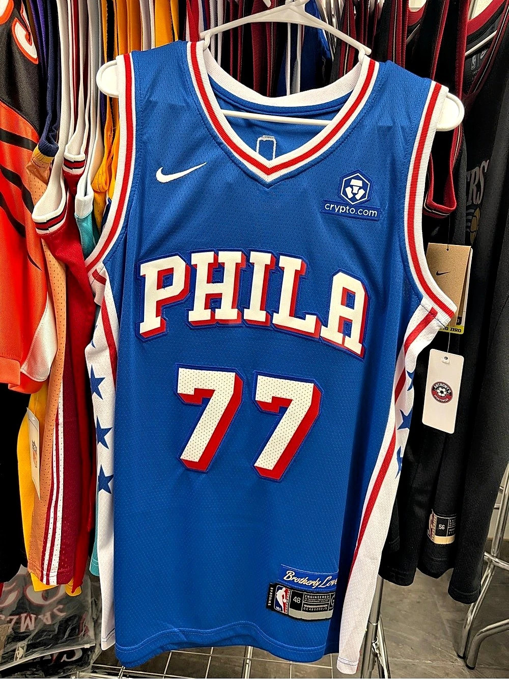 Nike V.J. Edgecombe #77 Home Edition Swingman Jersey